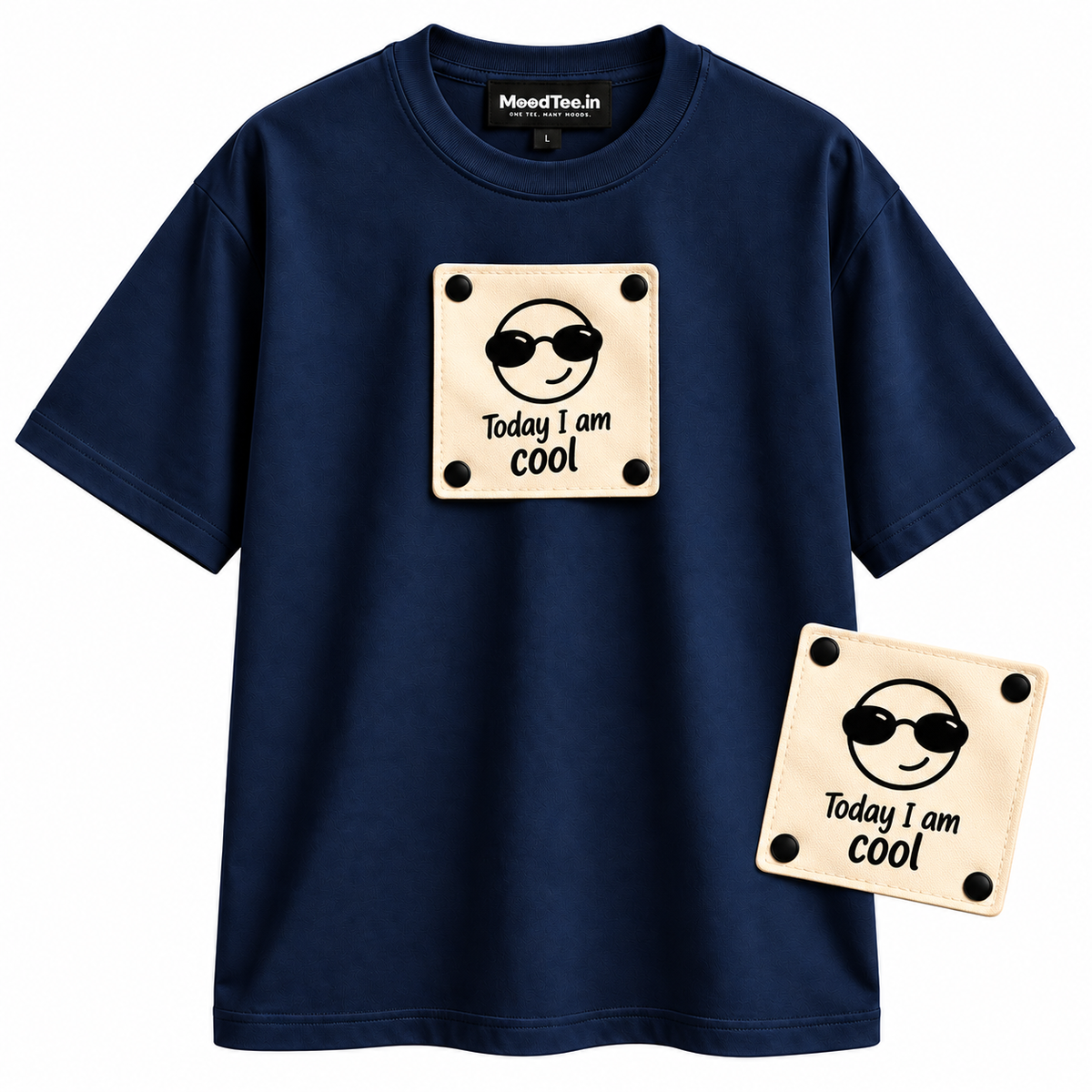 Mood-Switch Tee —  navy